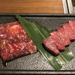 Tokachi Ha-Bu Gyuu Yakiniku Mommon - 焼肉盛り合わせ