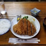 Tonkatsu Katsumi - 上ロースかつ定食。