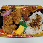 鳥ぷろ - 料理写真:醤油からあげ弁当（540円）