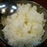 別味食堂 - 定食なんで、ご飯と海苔が付いてました。