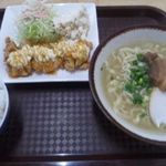 ちゅら浜食堂 - チキン南蛮×沖縄そば定食