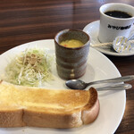 みやび珈琲店 - ブレンドコーヒー400円とAモーニング