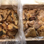 鰻はし本 - 佐久鯉唐揚げと鳥塩焼き