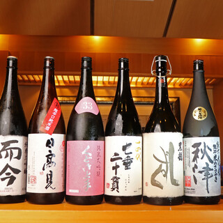 料理と相性の良い種類豊富なお酒で、より美味しく。