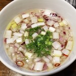 クラム＆ボニート 貝節麺ライク - 貝節つけそば＋味玉