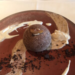 レストラン マノワ - ムニュールミエール５８０８円 。和栗の球体モンブラン。ワクワク( ◠‿◠ )