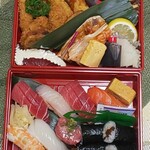 Kappou Zushi Kaiseki Ryouri Keifuu - 2段弁当 3,000円