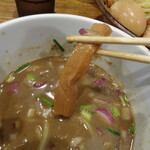 煮干し中華そば 一剣 - 極太メンマ