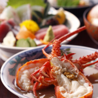 伊勢海老具足煮コース 2名様 満潮 みちしお 堀詰 魚介料理 海鮮料理 食べログ