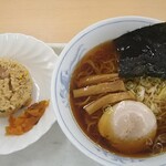 COPAL - ミニチャーハン醤油ラーメンセットが先に着盆＼(^o^)／