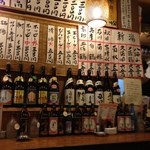Jampu - 日本酒も焼酎もあり、キープボトルがありますね