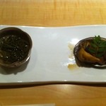 突き出し（じゅんさい・トコブシ）