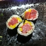 鮨処 池上 - トロたく巻き