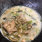 山岡家 - スープ割り♪