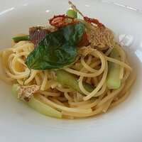 リストランテ　ウミリア - オイルサーディンとフリアリエッリのスパゲッティ（2020.8-2）