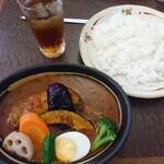 Buzz curry  札幌本店　花車 - チキン&野菜のカリー(サービスカレー)(1180円)