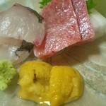 かみその - 鯵､鮪､雲丹