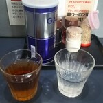 龍源 - 黒ウーロン茶と冷水