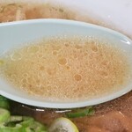 ラーメンショップ - 薄め脂無しスープ