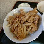昇龍 - セットの肉丼。