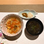 Soiya - 秋鮭まつたけいくらごはん、あおのり椀