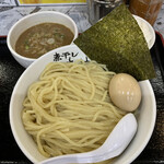 Nibo Shira-Men Aoki - R2.9再　つけ麺大盛り・味玉食べログクーポンサービス・小ライス無料もつけて