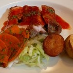 鶏もも肉のソテー　ＢＢＱソース