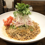 創作麺工房 鳴龍 - 限定「よだれ鶏冷し中華」1000円