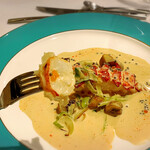 軽井沢ホテルそよかぜ - オマール海老のオーブン焼き ソースシャンパーニュ