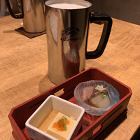 磯ぎよし 天神店 - 生ビールとお通し