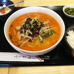 慶太郎餃子酒場 - 「Ⓔ白ごま担々麺＋焼き餃子」