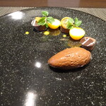 レストラン ラ・フロレゾン・ドゥ・タケウチ - ～LA DESSERT～特性デザート 2種のチョコレート 金柑のコンポート 