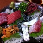 棟梁 - 刺し盛り1500円