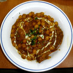 カシミール - 日替わりのチキンとひよこ豆のカレー