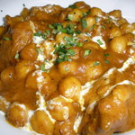 カシミール - チキンとひよこ豆のカレー（拡大図）