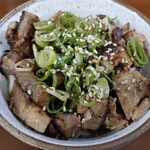 らーめん弥七 - ヘタめし(380円)