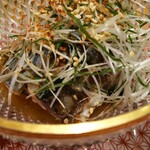 築地寿司清 - 秋刀魚の薬味がけ