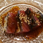 築地寿司清 - カツオのネギ和え