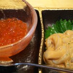 築地寿司清 - 生いくらと塩辛