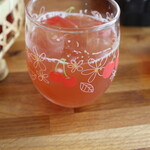 おかあのごはん えん - 梅ジュース（サービス）