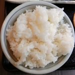 豚豚 - 黒豚生姜ステーキ 900円 のご飯