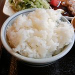 豚豚 - 黒豚生姜ステーキ 900円 のご飯