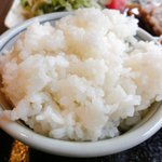 豚豚 - 黒豚生姜ステーキ 900円 のご飯