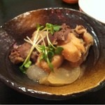 鳥亭 - 牛肉と里芋の煮物