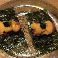 焼肉 うしみつ 恵比寿本店 - 雲丹キャビアユッケ