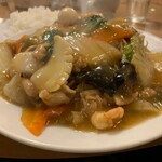 南海飯店 - かたい焼ソバ②