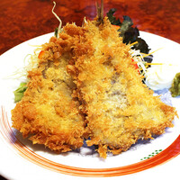  にぎすフライとアジフライ