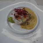 ビストロ ダイア - 大阪産ハモのルーロー 山椒味噌風味のブールブランソース