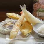 桶家乃隠居 - 天ぷら おまかせ５品