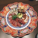 居酒屋 絃 - 刺身盛り合わせ